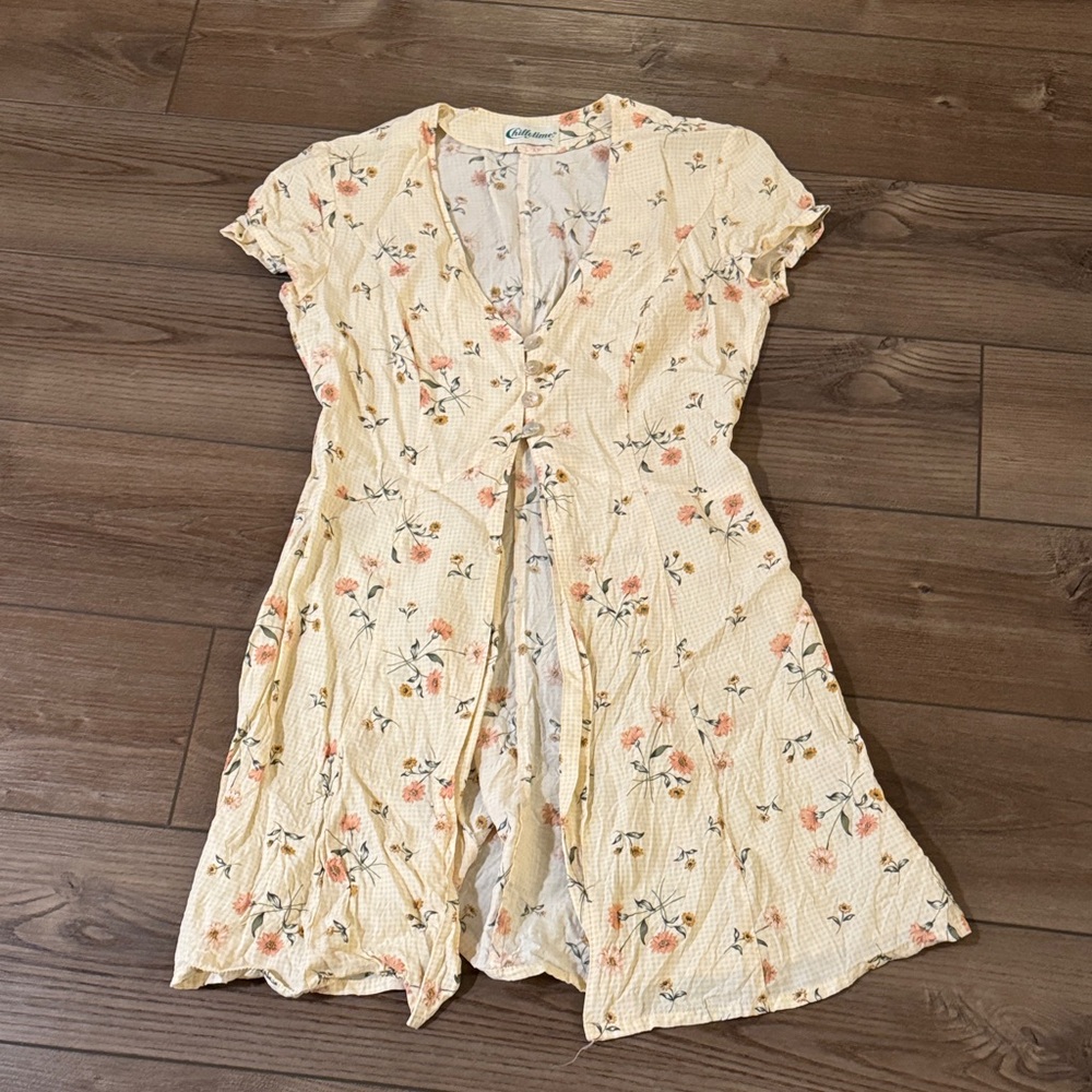 *Vintage Floral Dress/Top